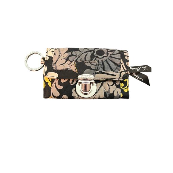 EUC - Vera Bradley Quick ID wallet. Brown/Tan/Beige/Yellow In like new condition - Picture 1 of 6